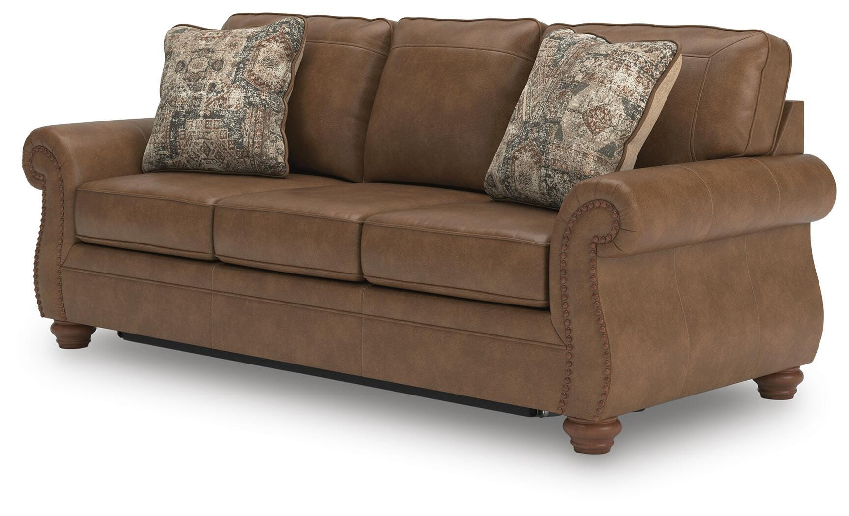 Chasemore Earth Queen Sofa Sleeper and Loveseat