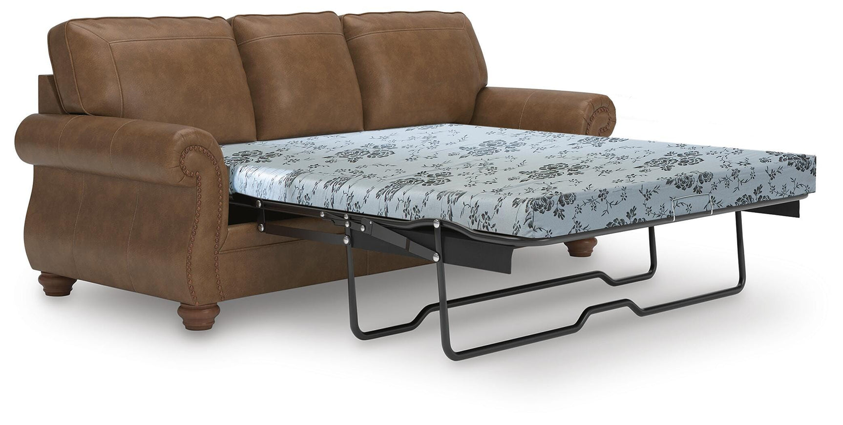 Chasemore Earth Queen Sofa Sleeper and Loveseat