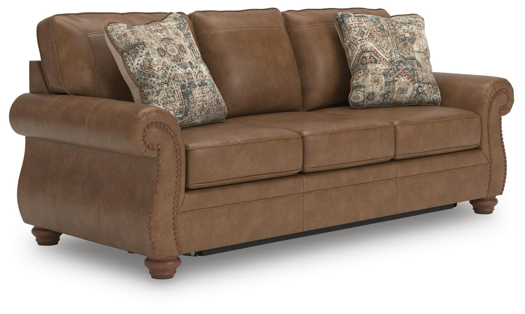 Chasemore Earth Queen Sofa Sleeper and Loveseat