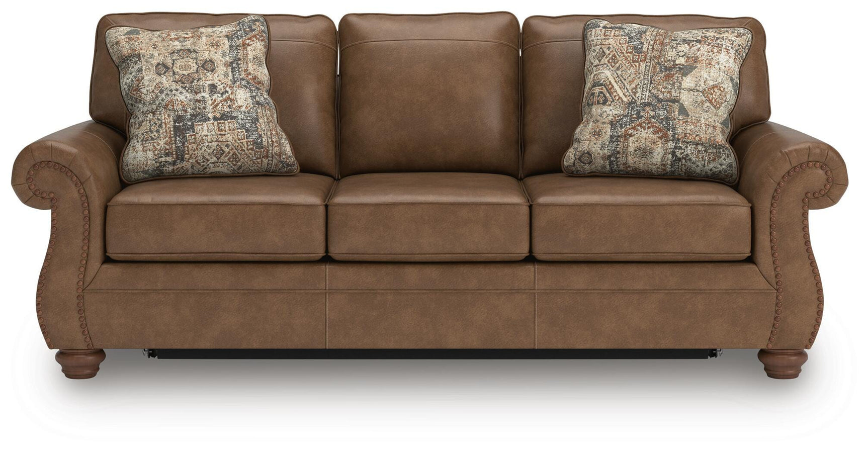 Chasemore Earth Queen Sofa Sleeper and Loveseat