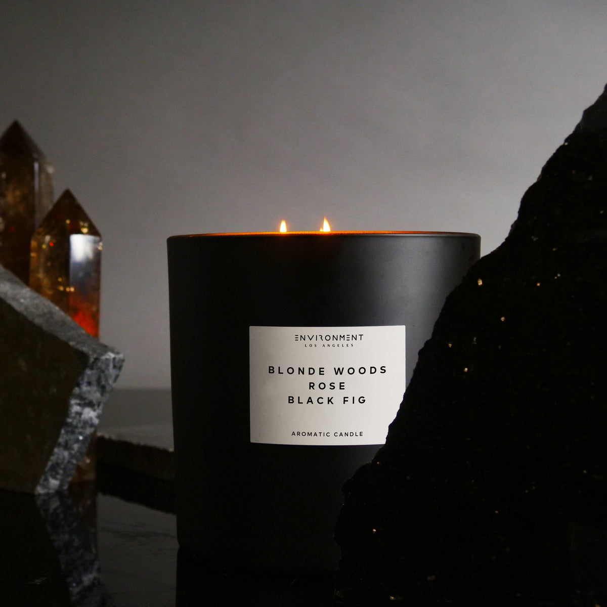 55oz Blonde Woods | Rose | Black Fig Candle (Inspired by The EDITION Hotel®) - Ornate Home