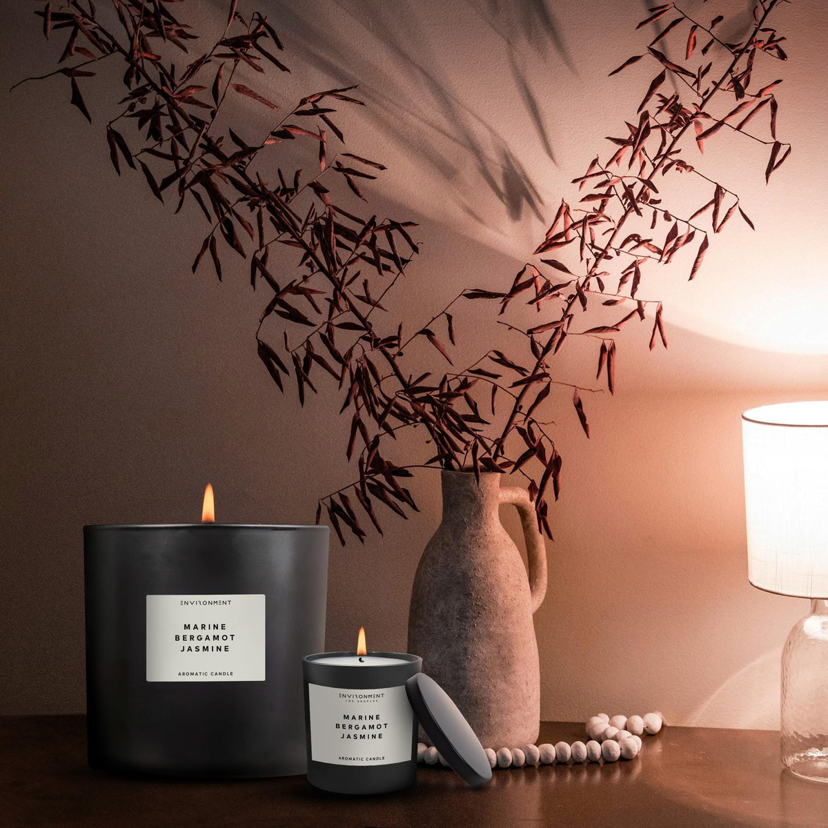 55oz Marine | Bergamot | Jasmine Candle (Inspired by The Ritz Carlton Hotel®) - Ornate Home