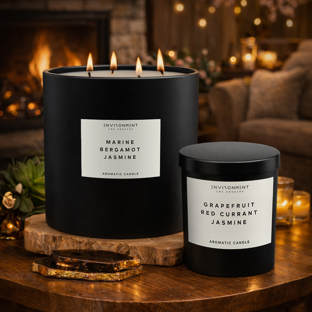 55oz Marine | Bergamot | Jasmine Candle (Inspired by The Ritz Carlton Hotel®) - Ornate Home
