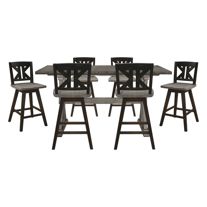 Amsonia Gray 7pc Dining Set