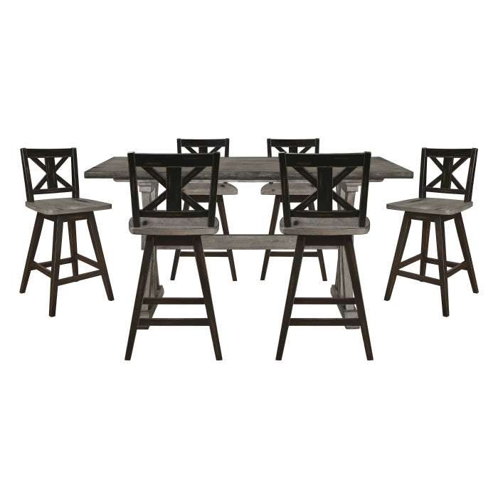 Amsonia Gray 7pc Dining Set