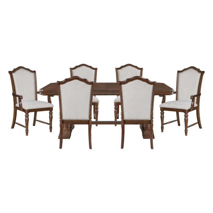 Rexford Silver 7pc Dining Set