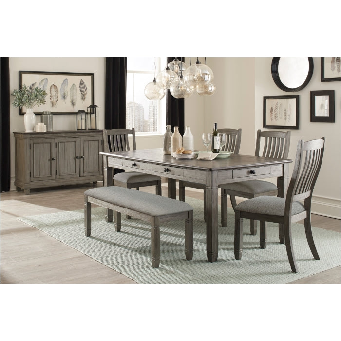 Granby Gray 6pc Dining Set