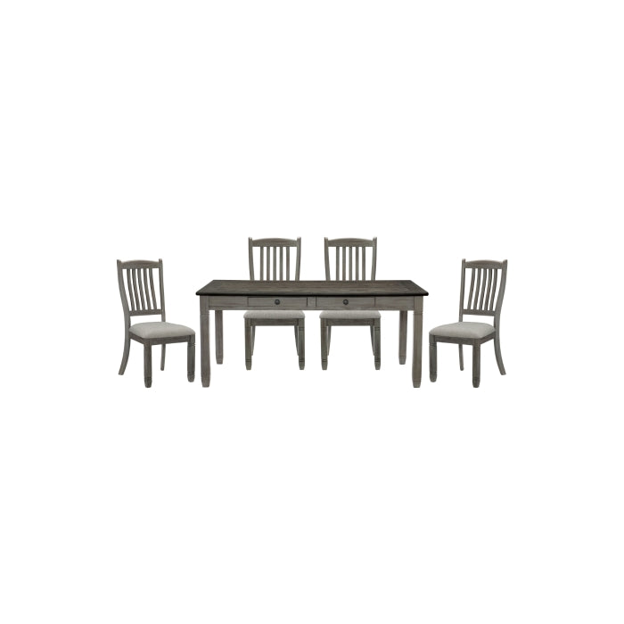 Granby Gray 6pc Dining Set