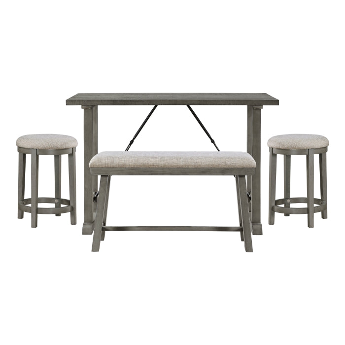 Auburndale Gray 4pc Dining Set