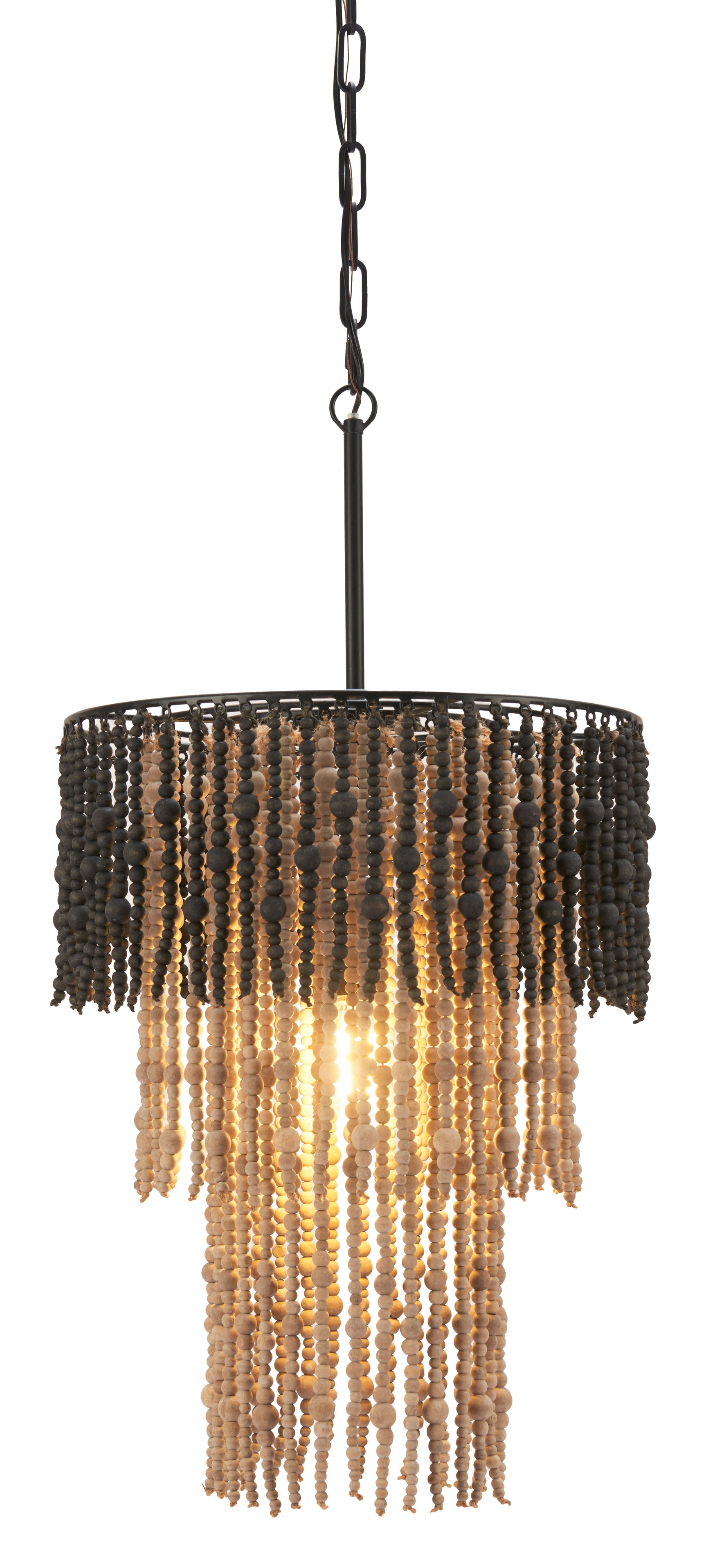 Bizu Black & Beige Ceiling Lamp