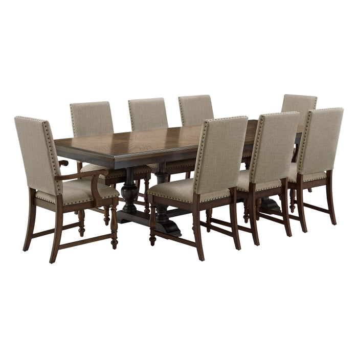 Stonington Gray 9pc Dining Set