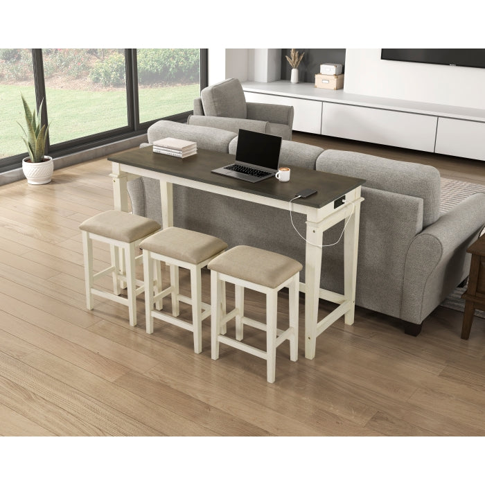 Beacon Beige 4-Piece Pack Counter Height Set