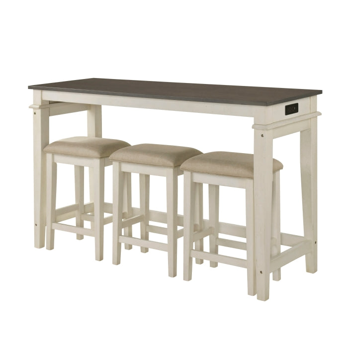 Beacon Beige 4-Piece Pack Counter Height Set