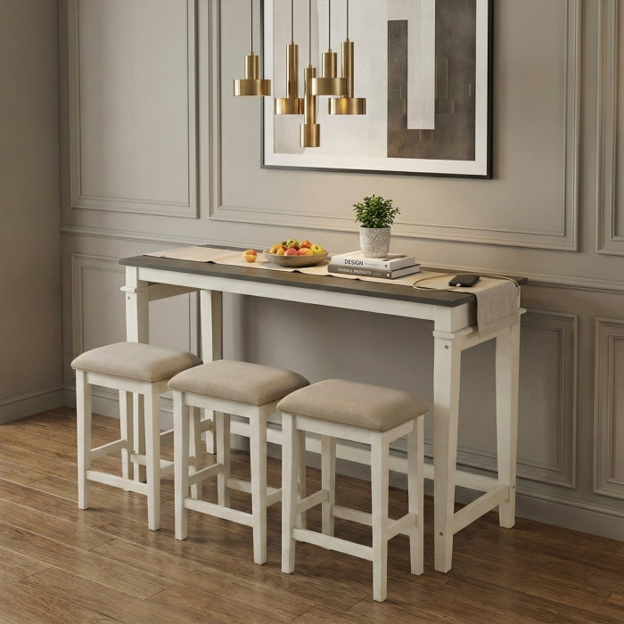 Beacon Beige 4-Piece Pack Counter Height Set