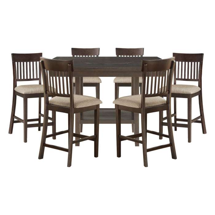 Balin Gray 7pc Dining Set