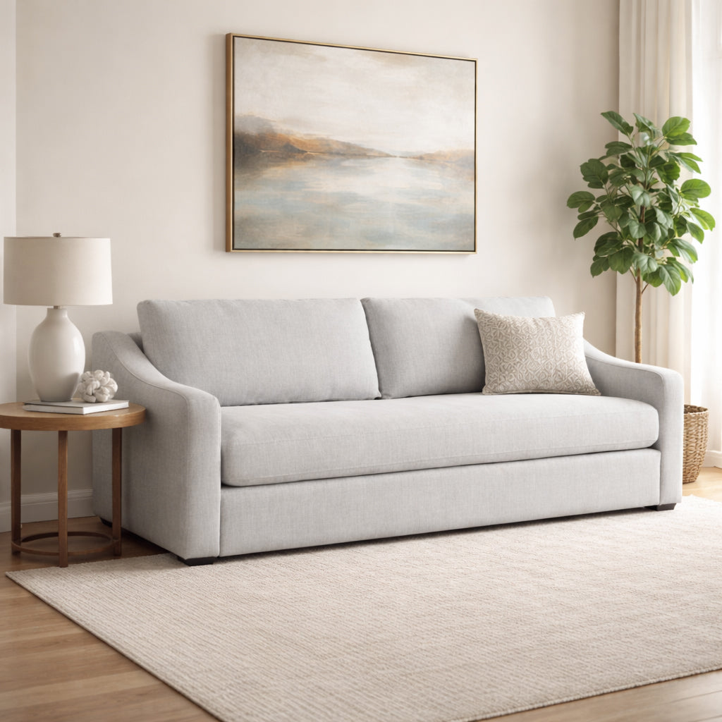 Romanton Gray/White Sofa