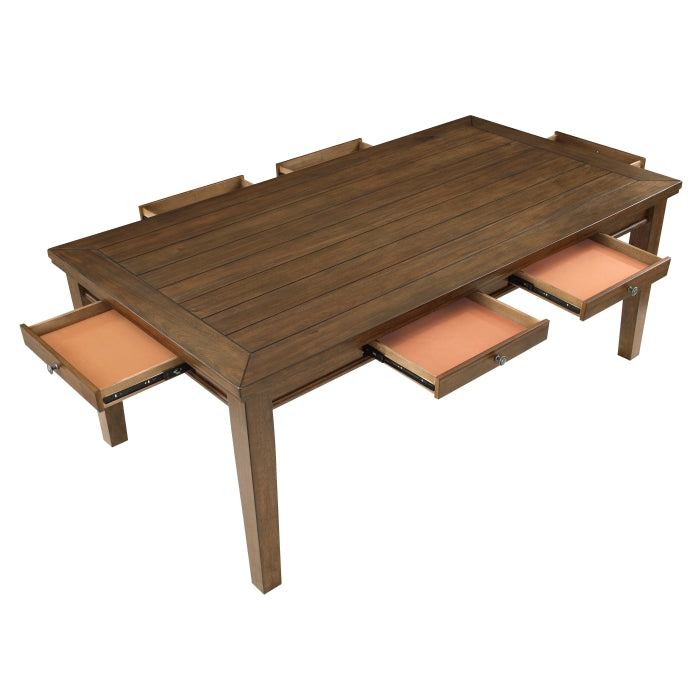 Tigard Brown 5pc Dining Set