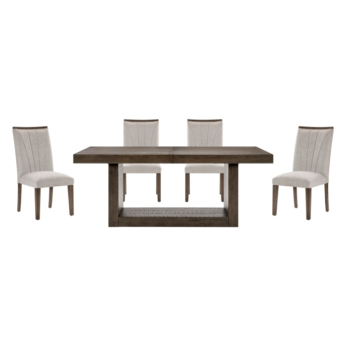 Brookings Gray 5pc Dining Set