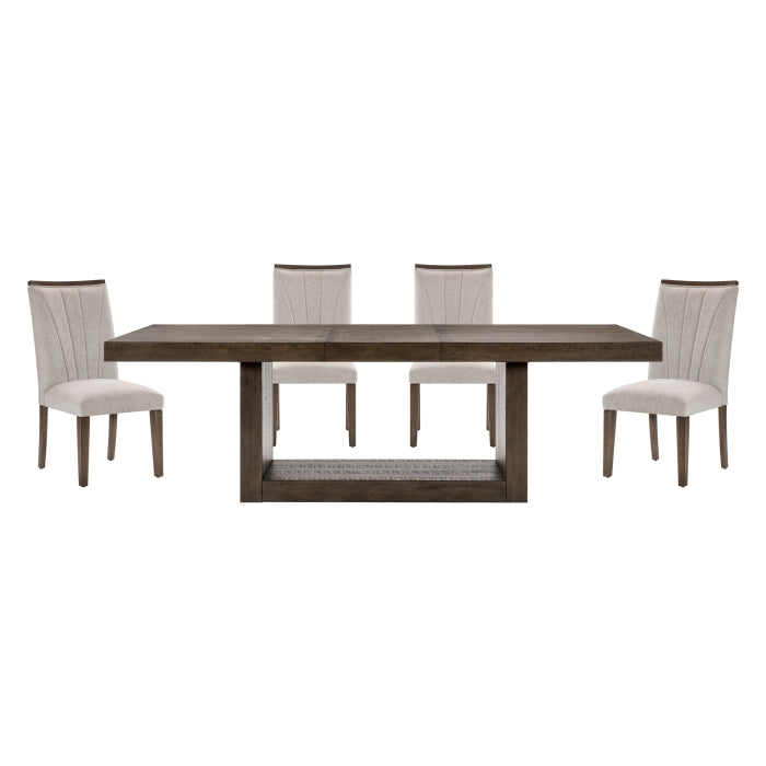 Brookings Gray 5pc Dining Set