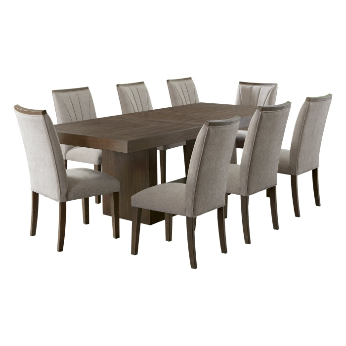 Brookings Gray 9pc Dining Set