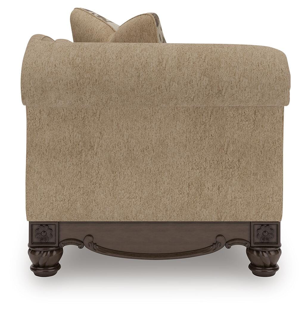 Stanmore Golden Right-Arm Facing Corner Chaise