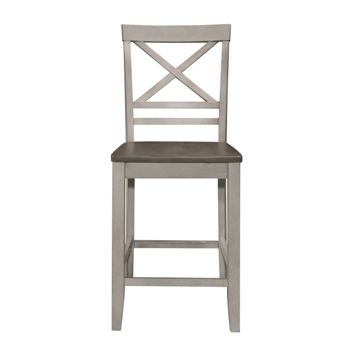 Brightleaf Silver 7pc Dining Set