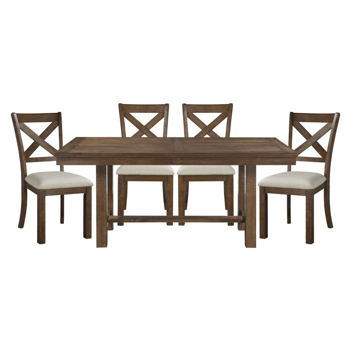 Bonner Brown 5pc Dining Set