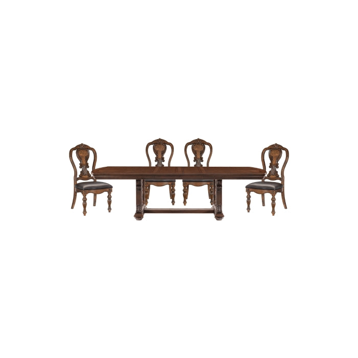 Bergen Brown 7pc Dining Set