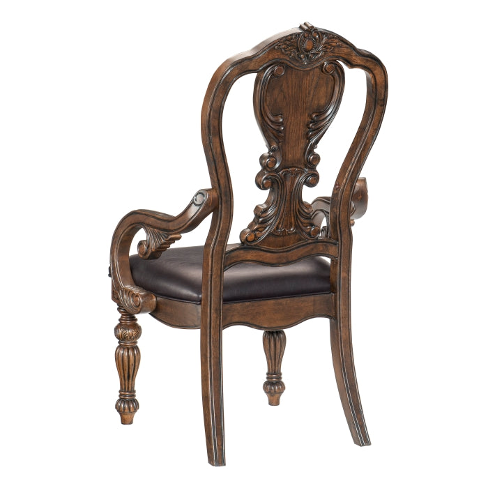 Bergen Brown 7pc Dining Set