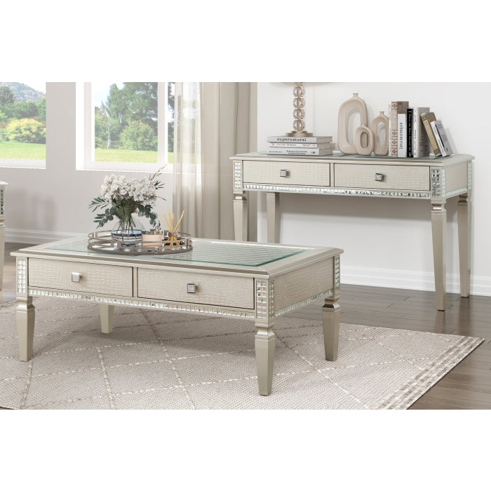 Juliette Silver Sofa Table