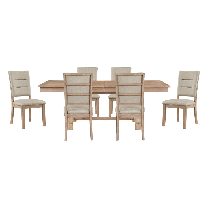 Aberdeen Tan 7pc Dining Set
