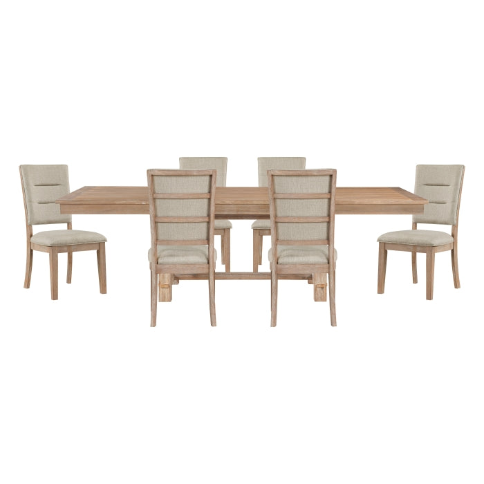 Aberdeen Tan 7pc Dining Set