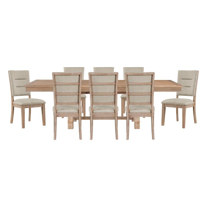 Aberdeen Tan 9pc Dining Set