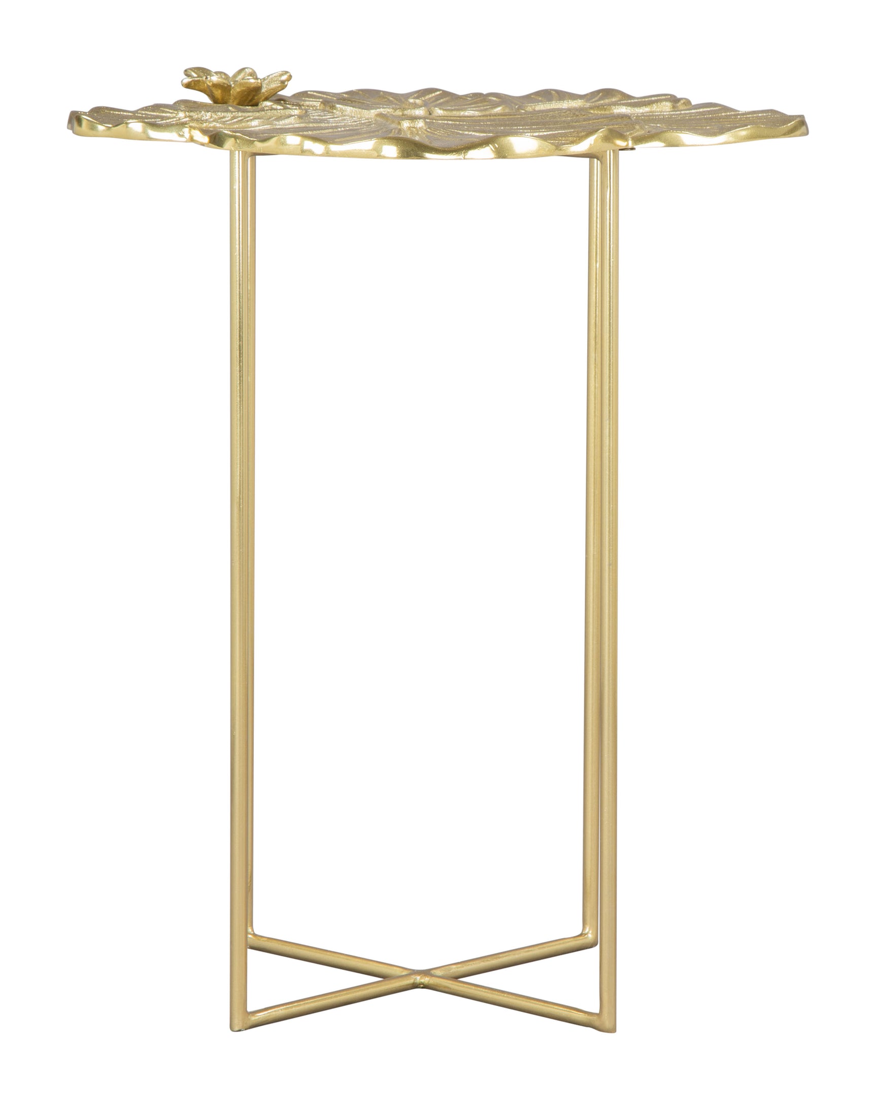 Lotus Gold Side Table