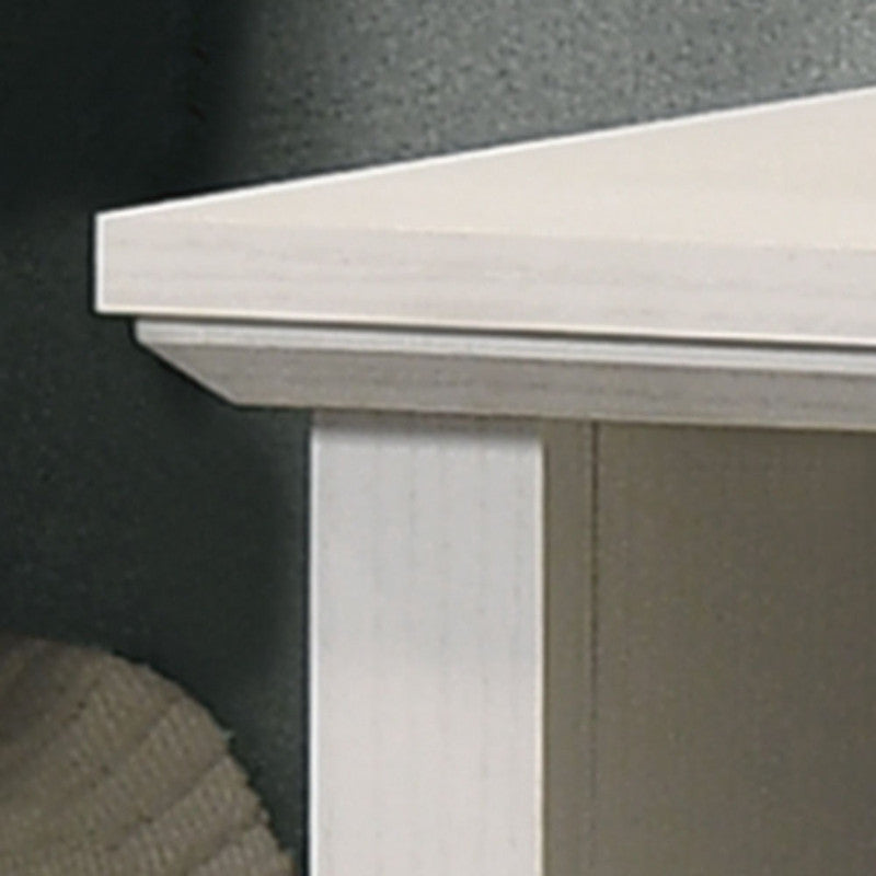Elara White 22"W 2-Drawer Nightstand