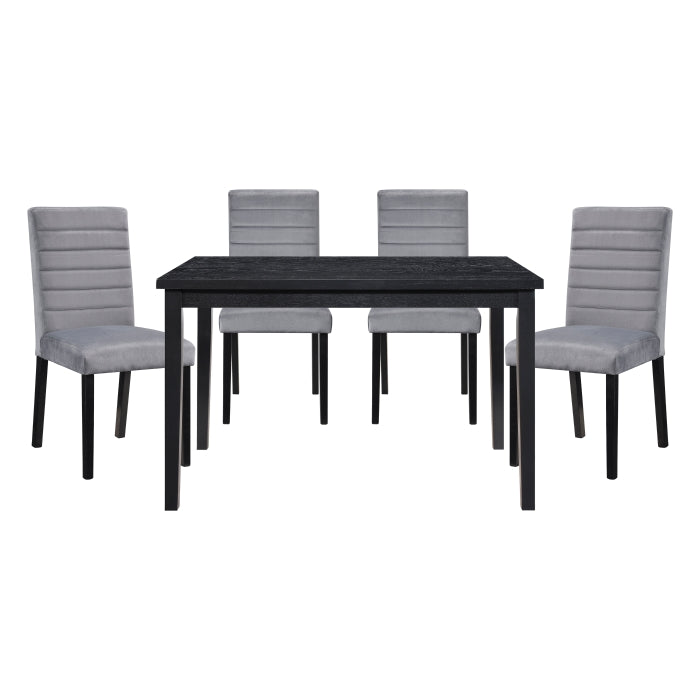 Andreas Gray 5pc Dining Set