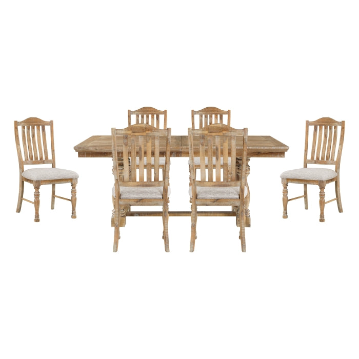 Weatherford Tan 7pc Dining Set