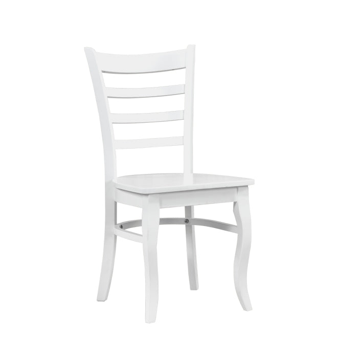 Shelby White 5pc Dining Set