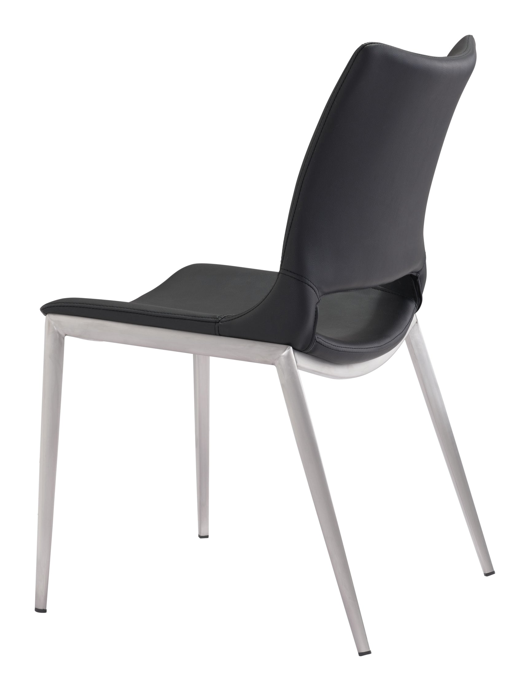 Ace Black & Silver Dining Chair (Set of 2)