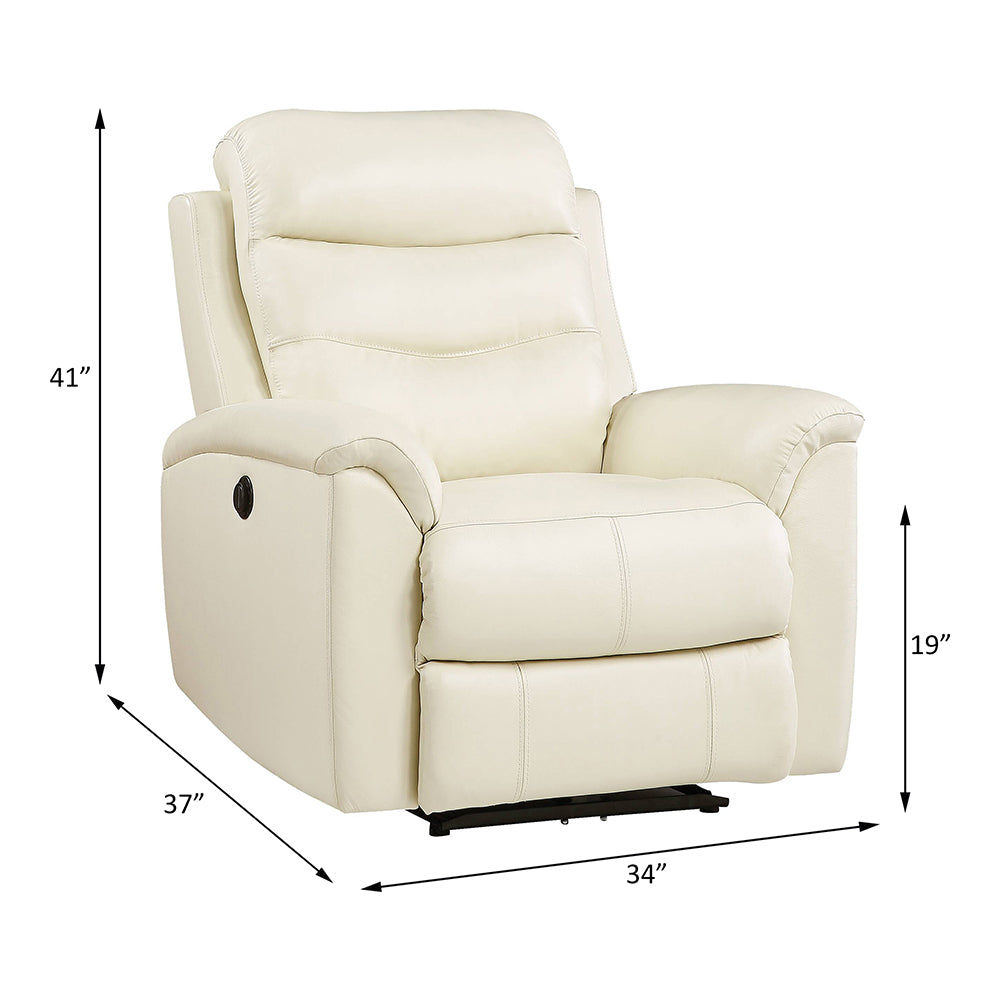Ava Beige Power Motion Recliner