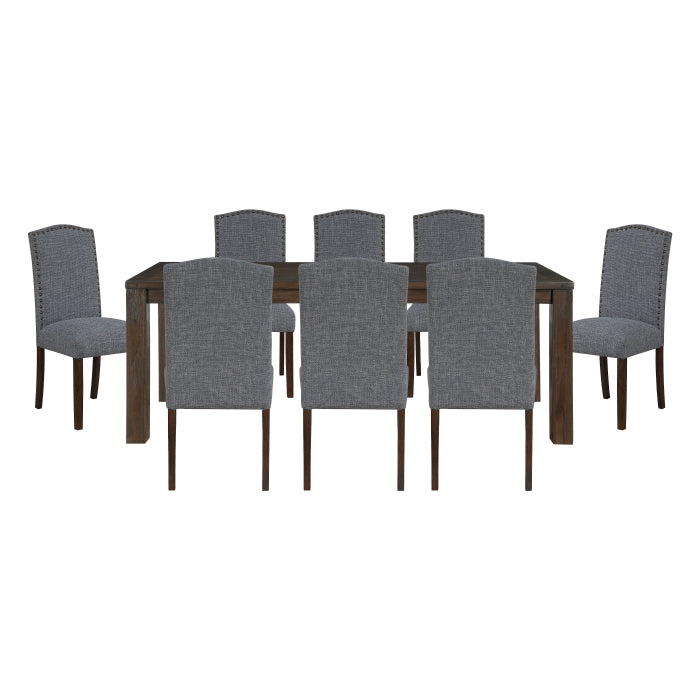 Paulson Gray 9pc Dining Set