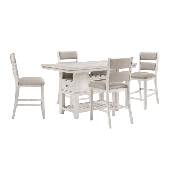 Savile Beige 5pc Dining Set