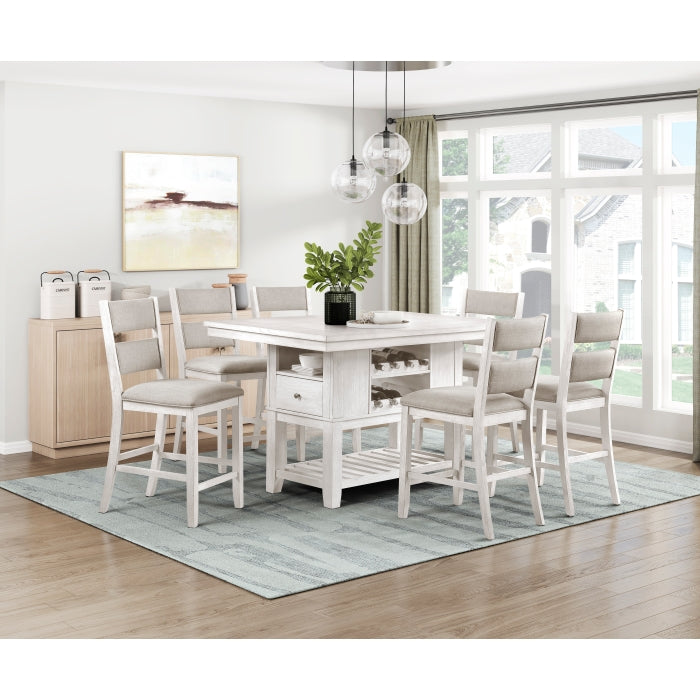 Savile White Counter Height Table Top