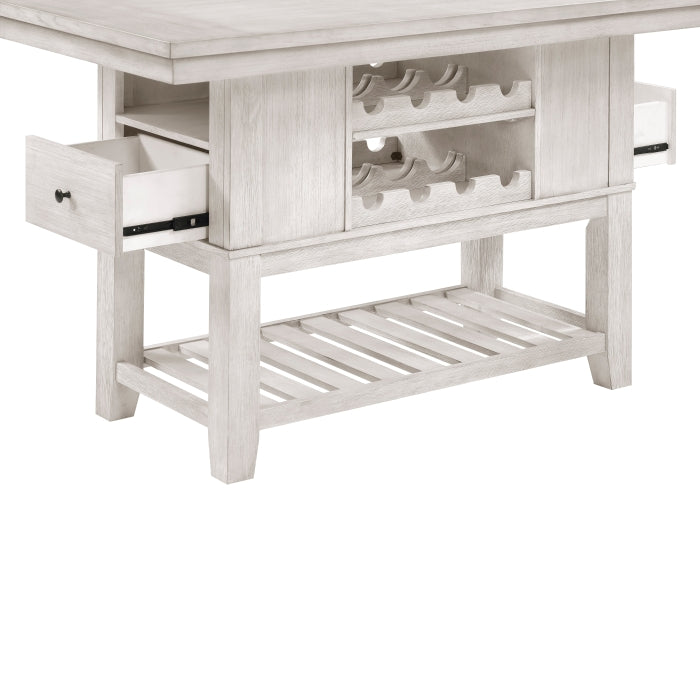 Savile White Counter Height Table Top