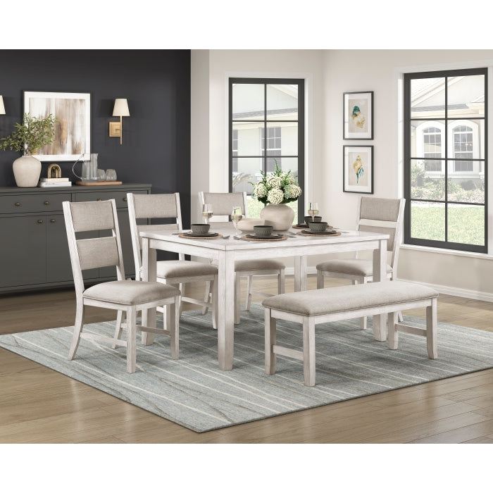 Savile White Side Chair