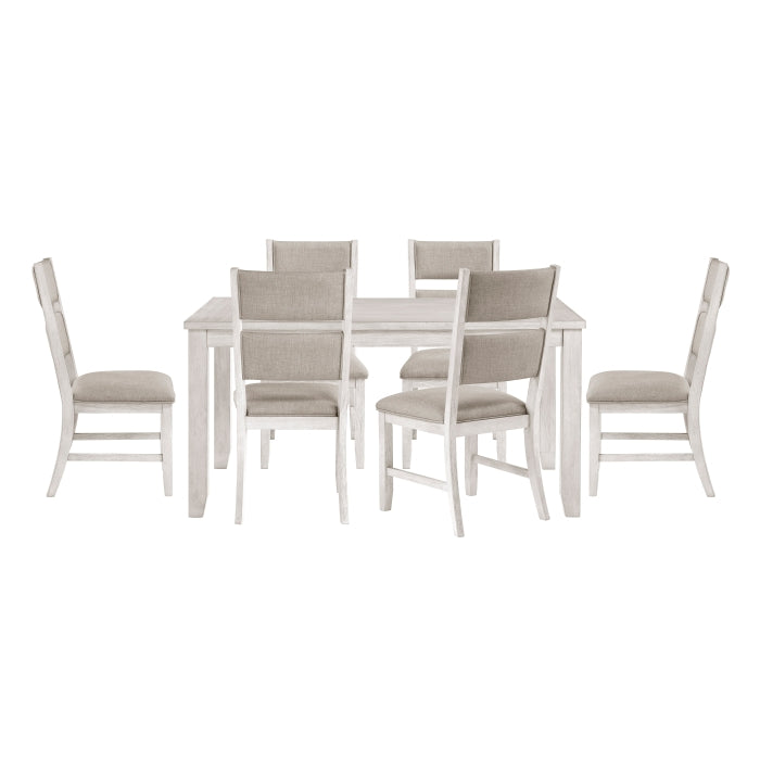 Savile Beige 7pc Dining Set