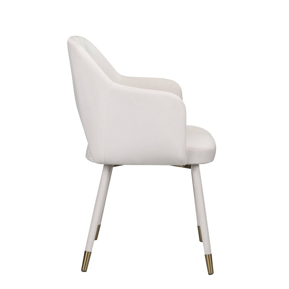 Applewood Cream/Gold Accent Chair