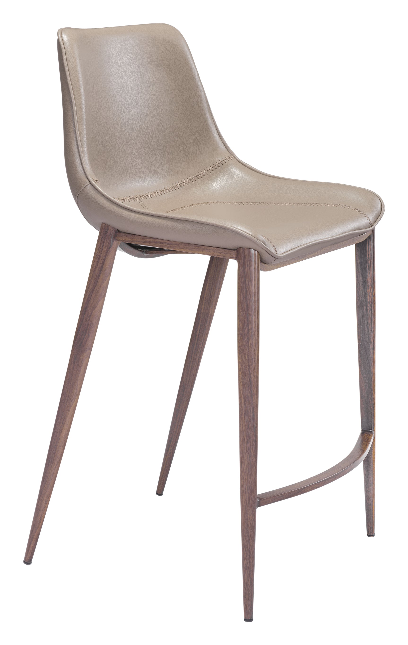 Magnus Brown & Walnut Counter Stool (Set of 2)