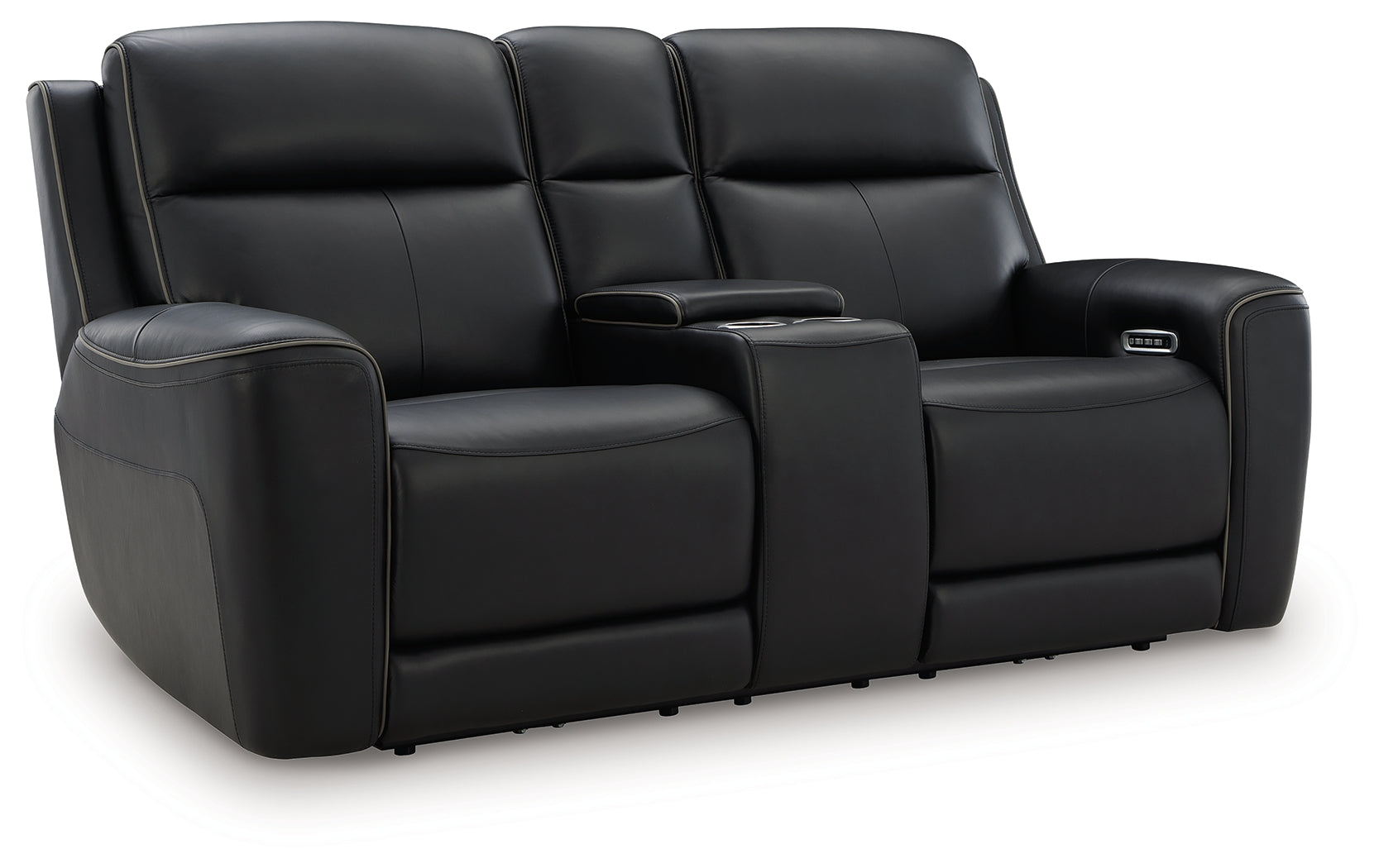 5Z-Comfort Onyx Power Reclining Loveseat/CON/ADJ HDRST (Online Special Price) - Ornate Home
