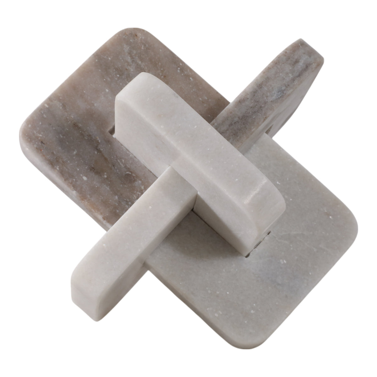 Thornton White/Beige Marble Knot